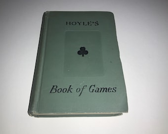 1857 HOYLES Book of Games Card Games Antique HC in great condition Early American Edition