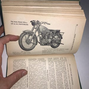 1942 Motorcycle Handbook - Modern Motorcycle Mechanics and Speed Tuning J.B. Nicholson 1st First Edition Indian bikes Army Motorcycle rare