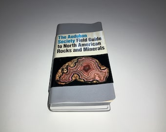 Audubon Field Guide to North American Rocks and Minerals Great Condition Leather Bound Nature Geology Mineralogy gem gemstones