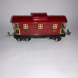 LIONEL Pre War 657 Caboose O Gauge 1934-42 Red Roof excellent great condition