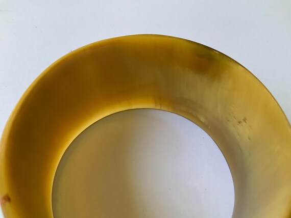 vintage butterscotch translucent bangle bracelet … - image 5