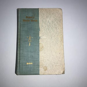 Charles Dickens Short Stories Antique Book Cover Novel fiction literature  books