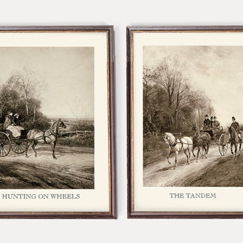 Hunting Prints - Etsy