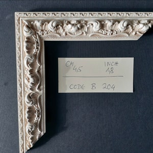 Italian handcrafted wooden frames Black, Walnut, Gold or Ivory colored Set of 1, 2, 4, 6 or 8 frames without prints image 4