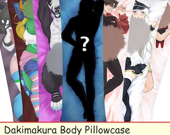 Customizable Dakimakura Body Pillowcase, Personalized Long Body Pillow, Pillowcase Pattern, Photo Pillow Case, Double Side Body Pillow Cover