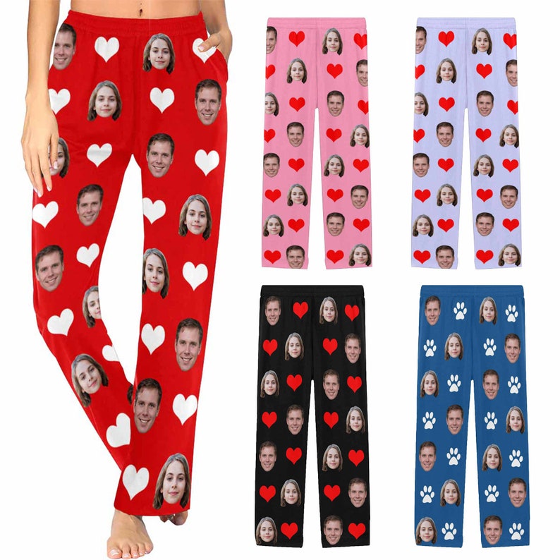 Personalized Pajama Pants With Pockets Custom Pajama Pants Etsy