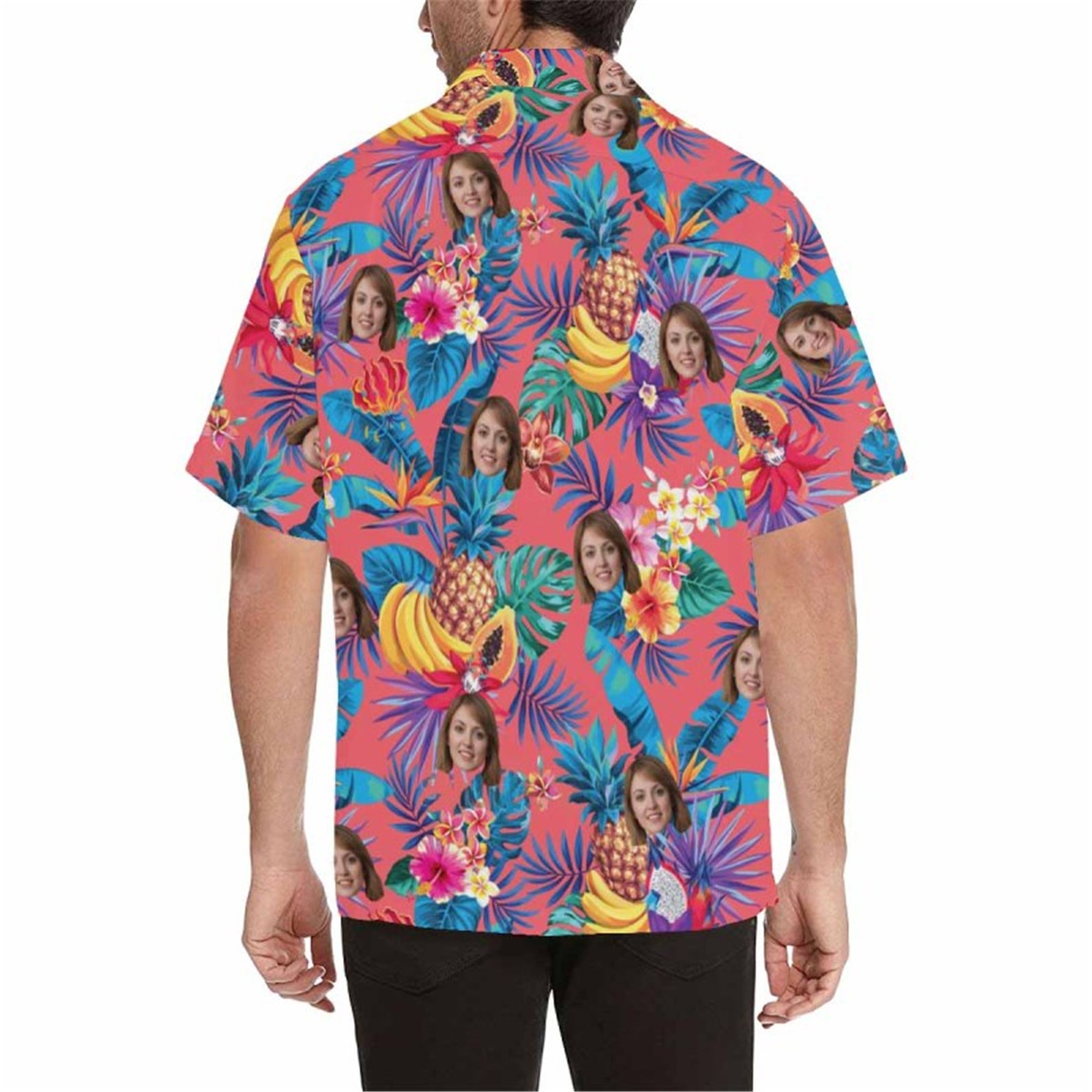 Custom face shirt custom man hawaiian shirt personalized Etsy