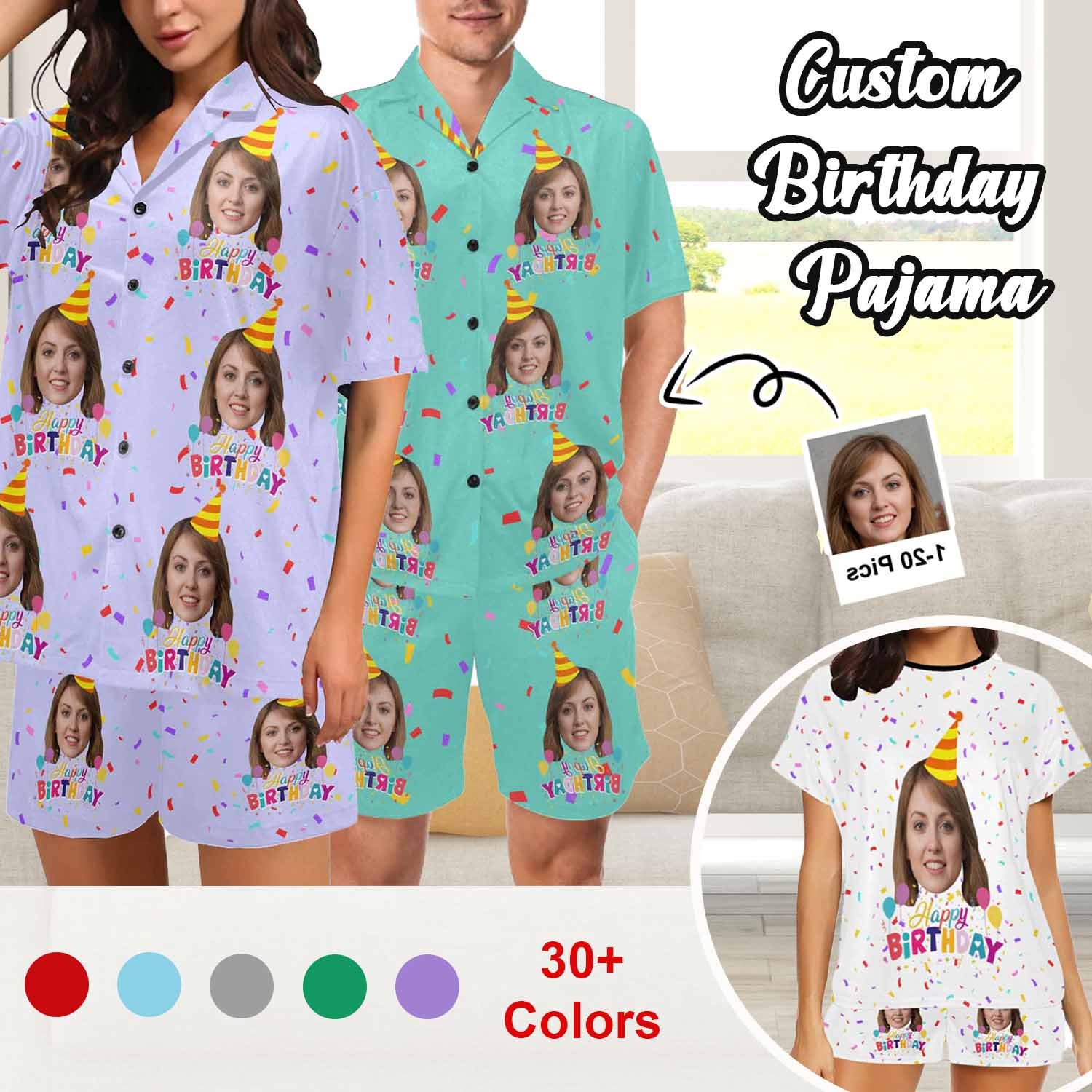 Happy birthday pajamas outlet for adults