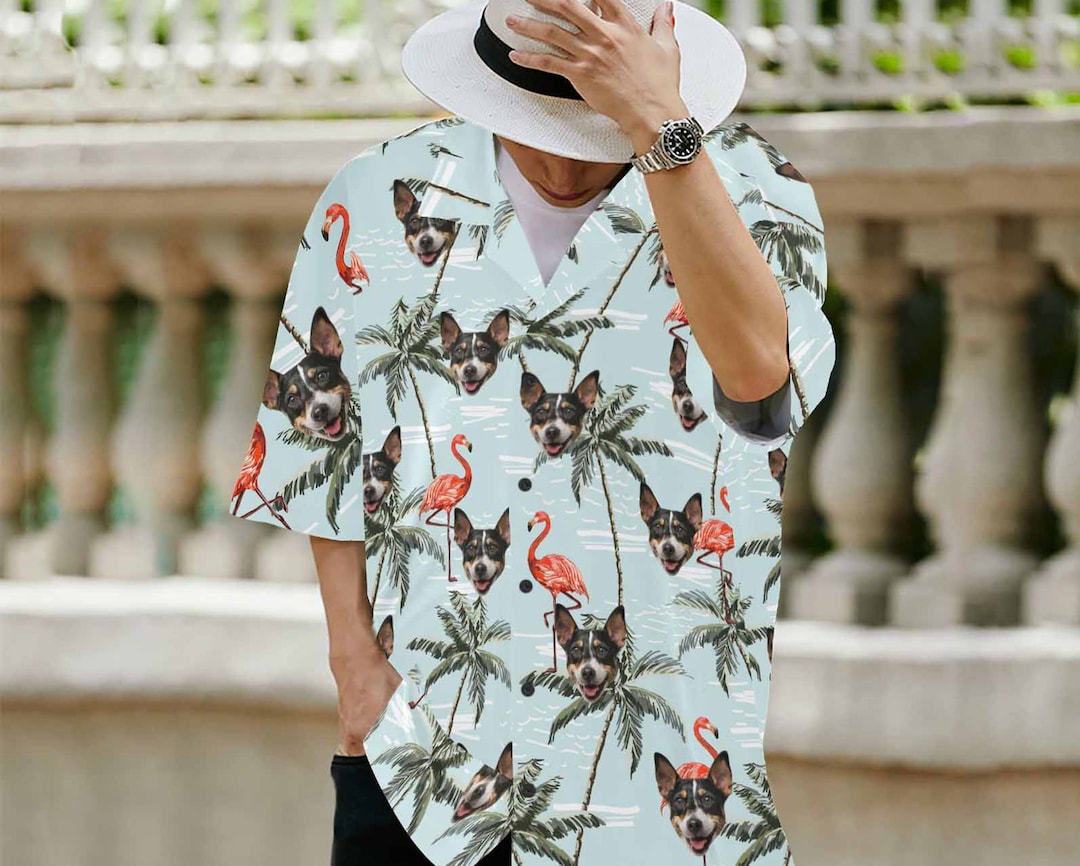 Custom Hawaiian Dog Shirts, Personalized Women Hawaii Shirt, Custom