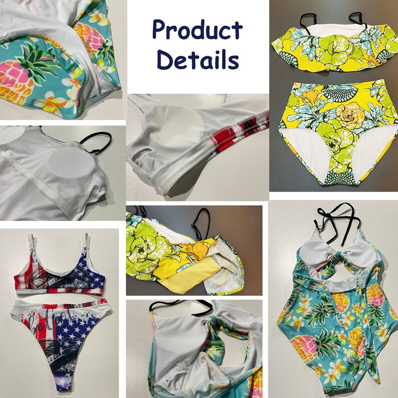 Custom Swimsuit Face Personalized Face Bikini for Women Etsy