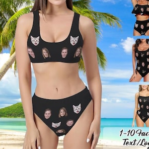 Custom Face Bikini: Personalized Photo Swimsuit for Women