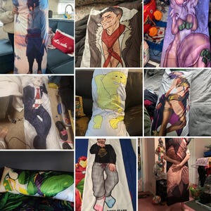 Custom Photo Body Pillowcase: Personalized Polyester Pillow Cover image 4