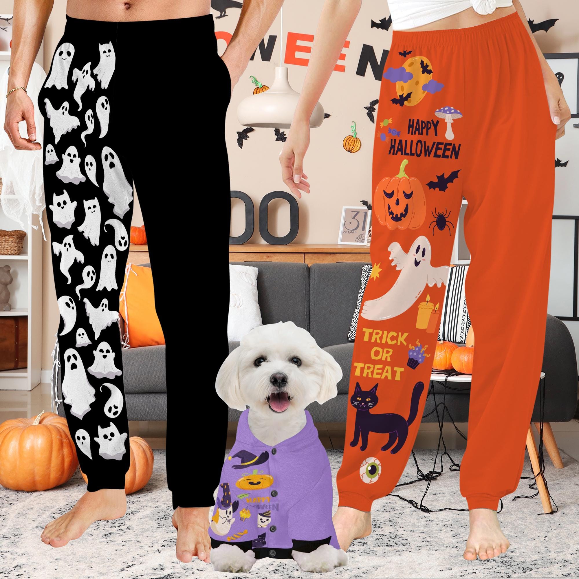 Halloween Sweatpants Etsy