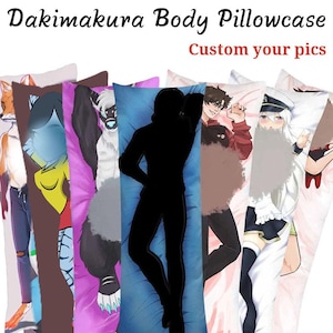 Customizable Dakimakura Body Pillowcase, Personalized Long Body Pillow, Pillowcase Pattern, Photo Pillow Case, Double Side Body Pillow Cover