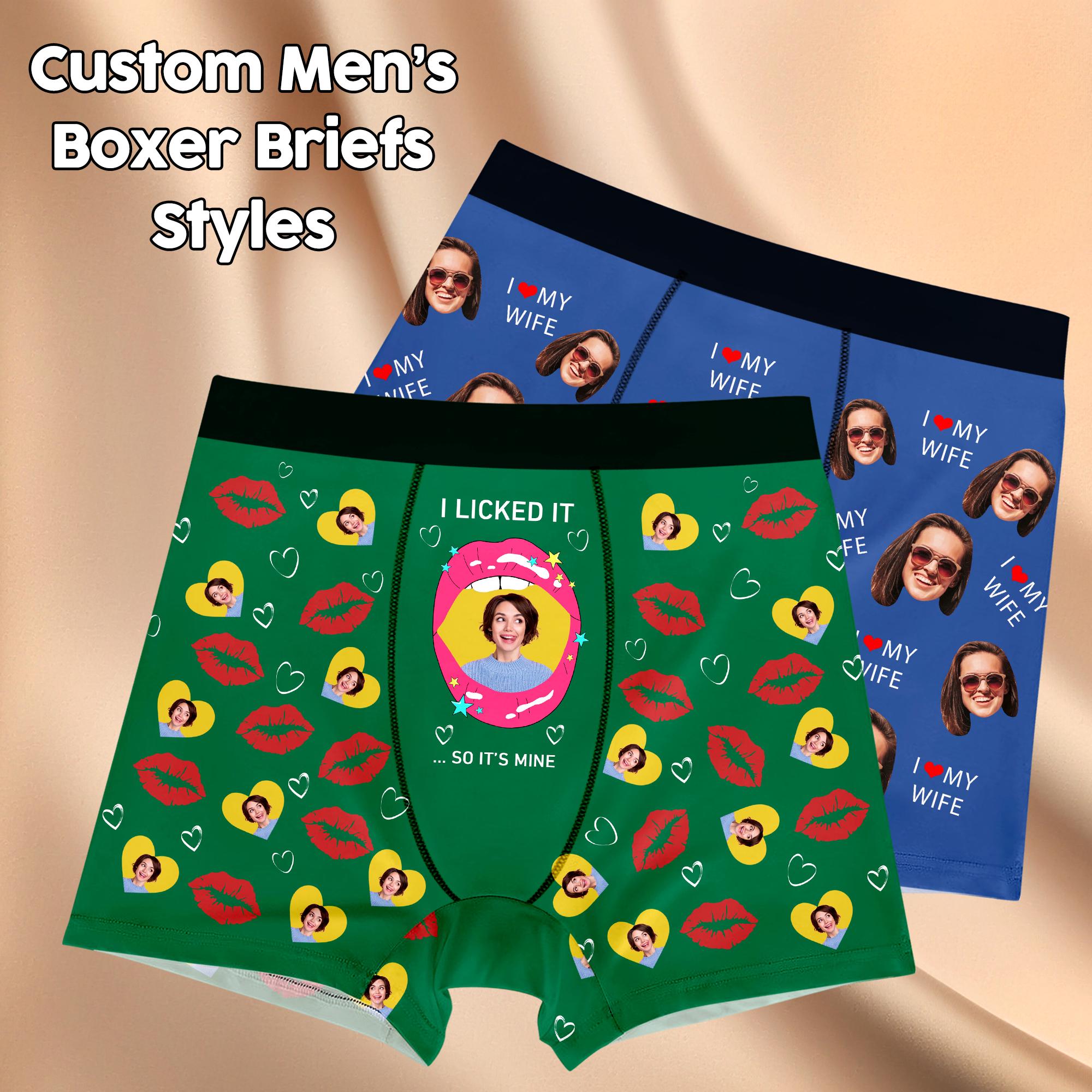 Custom Briefs Custom Face Boxer Briefs, Personalized Underwear Gift - Etsy
