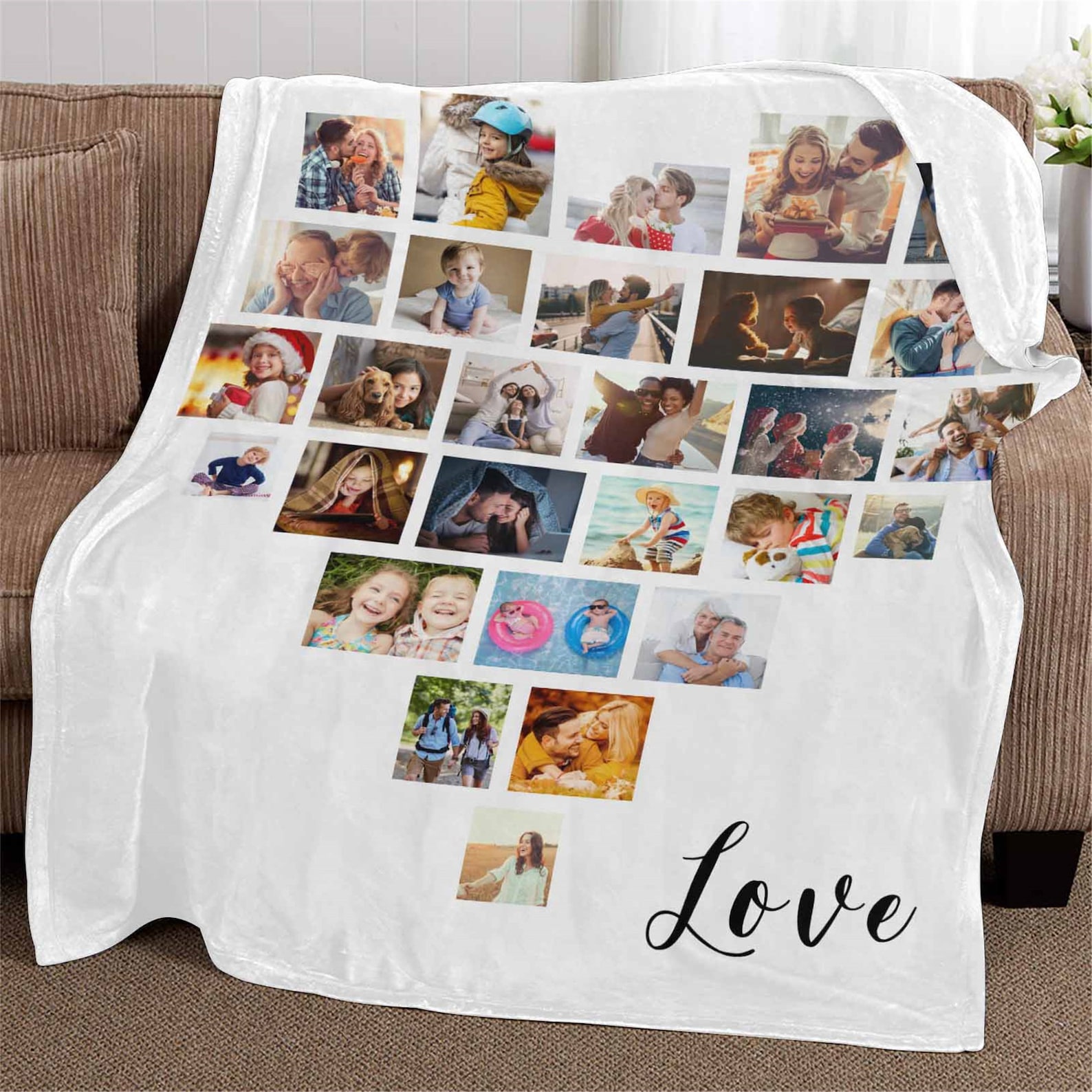 Custom Made Blanket With Pictures at Elizabeth Guillen blog