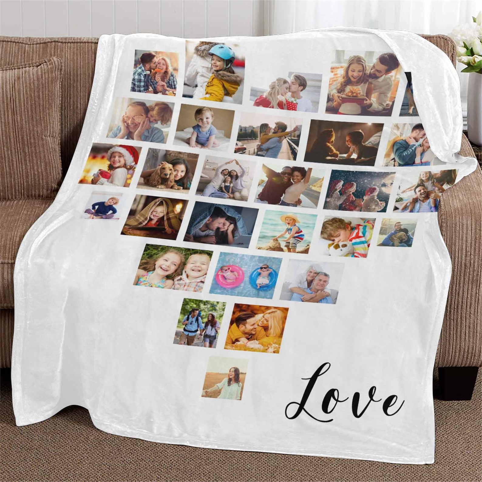 Custom Photo BlanketPersonalized Photo Blanket Anniversary | Etsy