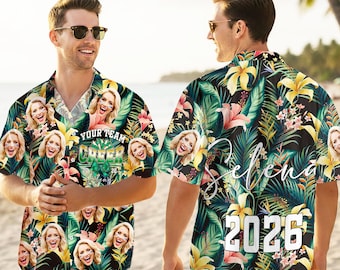 Personalized Cheer Team Hawaiian Shirt: Custom Cheerleading Matching Button Shirt