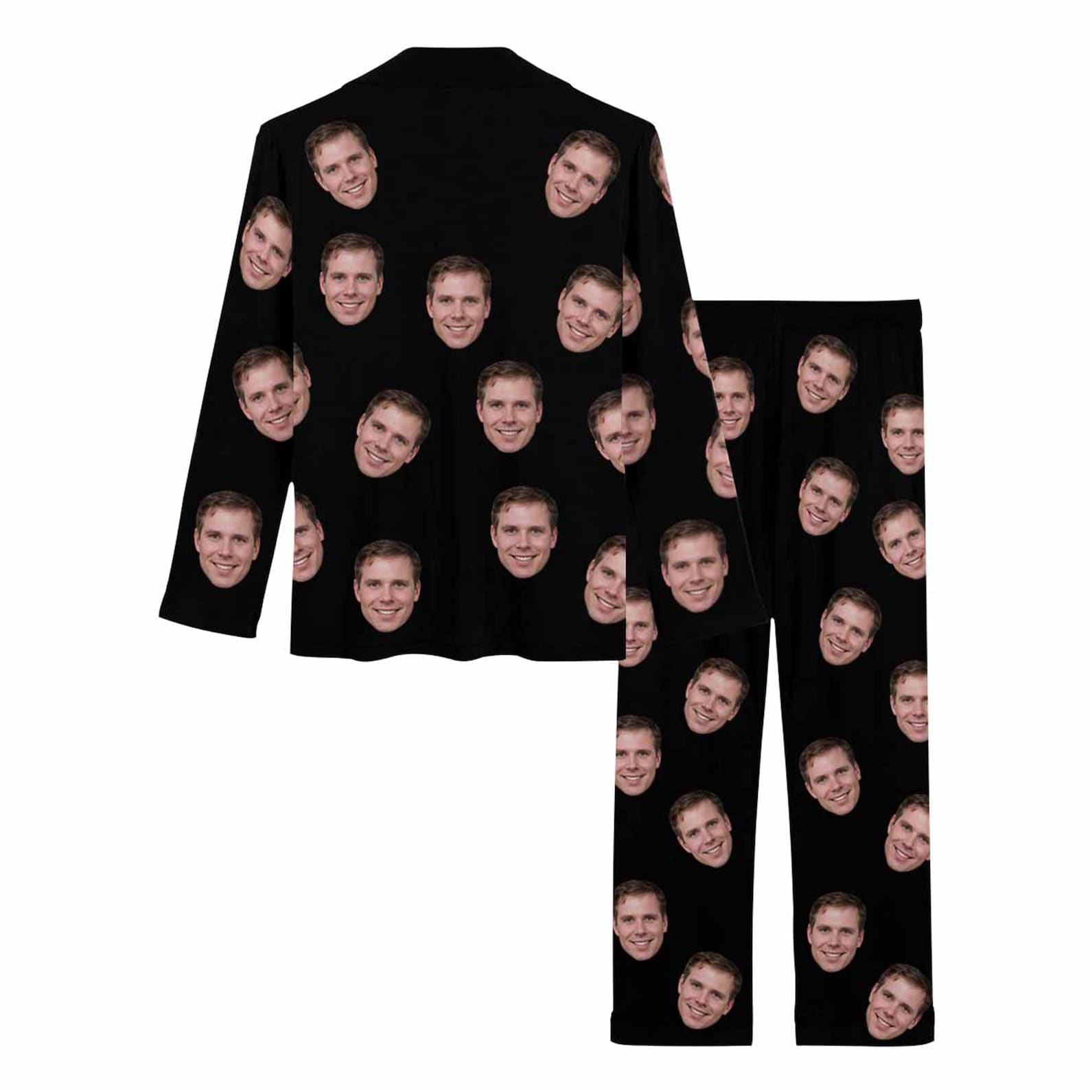 Personalized Pajama With Face for Women Custom Face Women Etsy