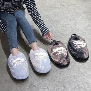 yeezy reflective slippers