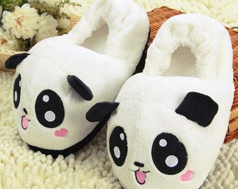 girls panda slippers
