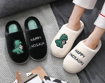 dinosaur bedroom slippers
