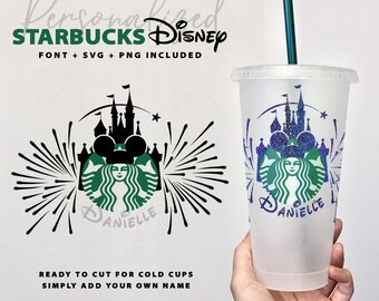 Disney Starbucks Svg Etsy