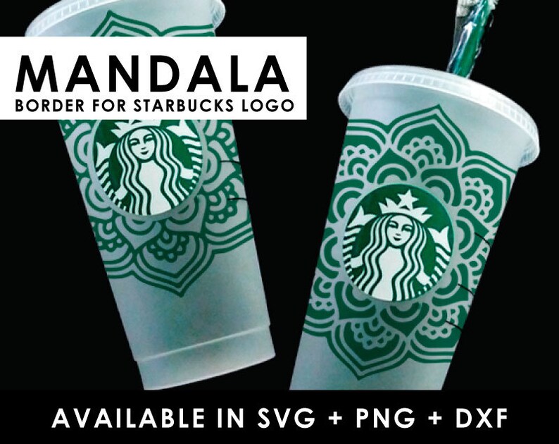 Download Starbucks Mandala Logo Digital Download svg png dxf | Etsy