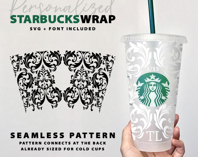 Louis Vuitton Starbucks Cup SVG Free