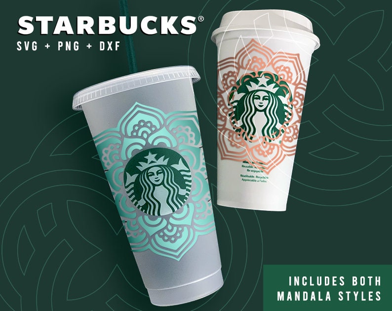 Download Starbucks Mandala Logo Digital Download svg png dxf | Etsy