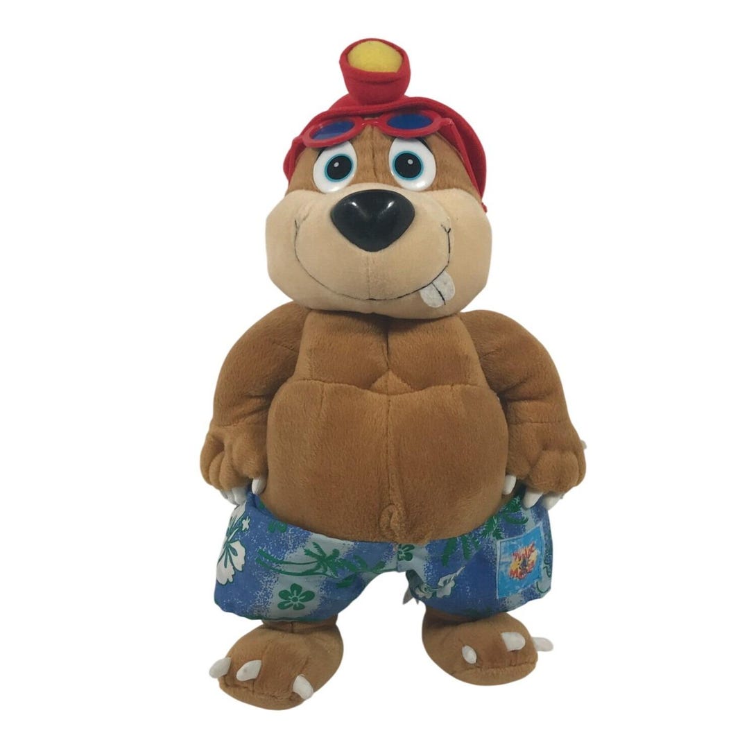 Nanco Whac-a-mole Plush 2004 Arcade Game Mascot 16in Tropical Shorts ...