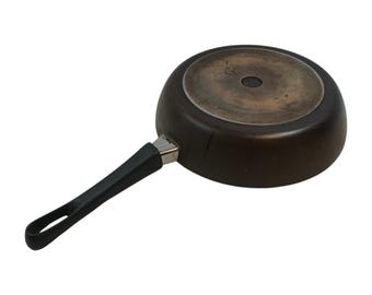 1999 Scanpan 2001+ 10 3/8in Black Skillet/Pan Plastic Handle No Lid