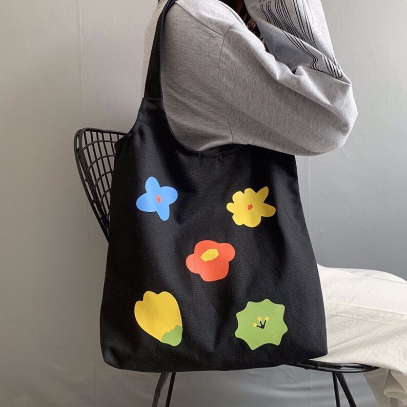 Canvas tote bag with zipper cotton bag for women women tote bag durable fashionable bag with pocket reusable teacher tote bag