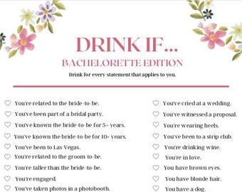 Drink If - Bachelorette Party Edition, juego de despedida de soltera, descarga de juegos digitales