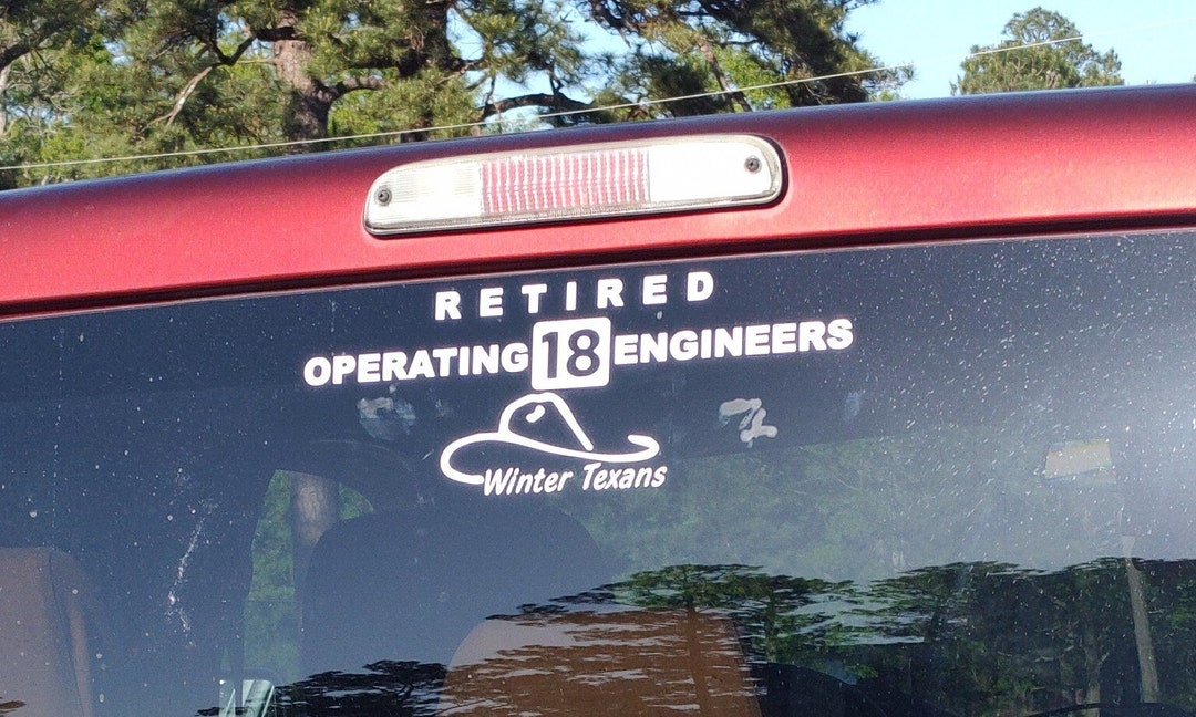 Operating Engineers Retired Sticker - Etsy