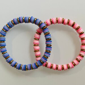 Color Bracelet, Custom Bead Bracelet, Heishi Bracelet, Gifts