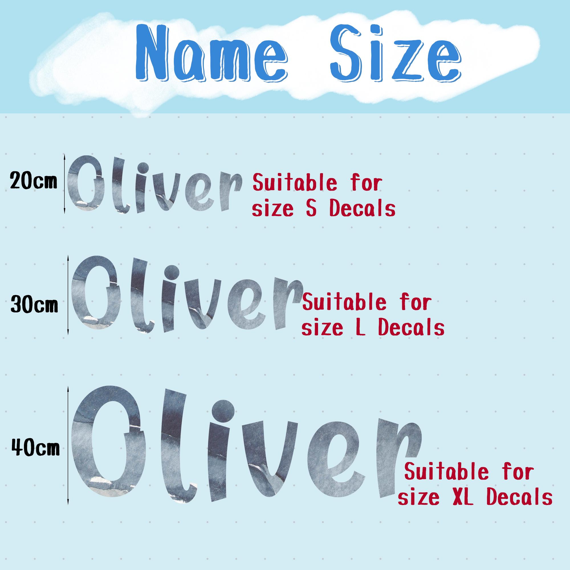 Personalized Ocean Wall Decal - Lighthouse, Whale, Birds With Custom Name & Initial, Up To 40x23 Inches - View #10