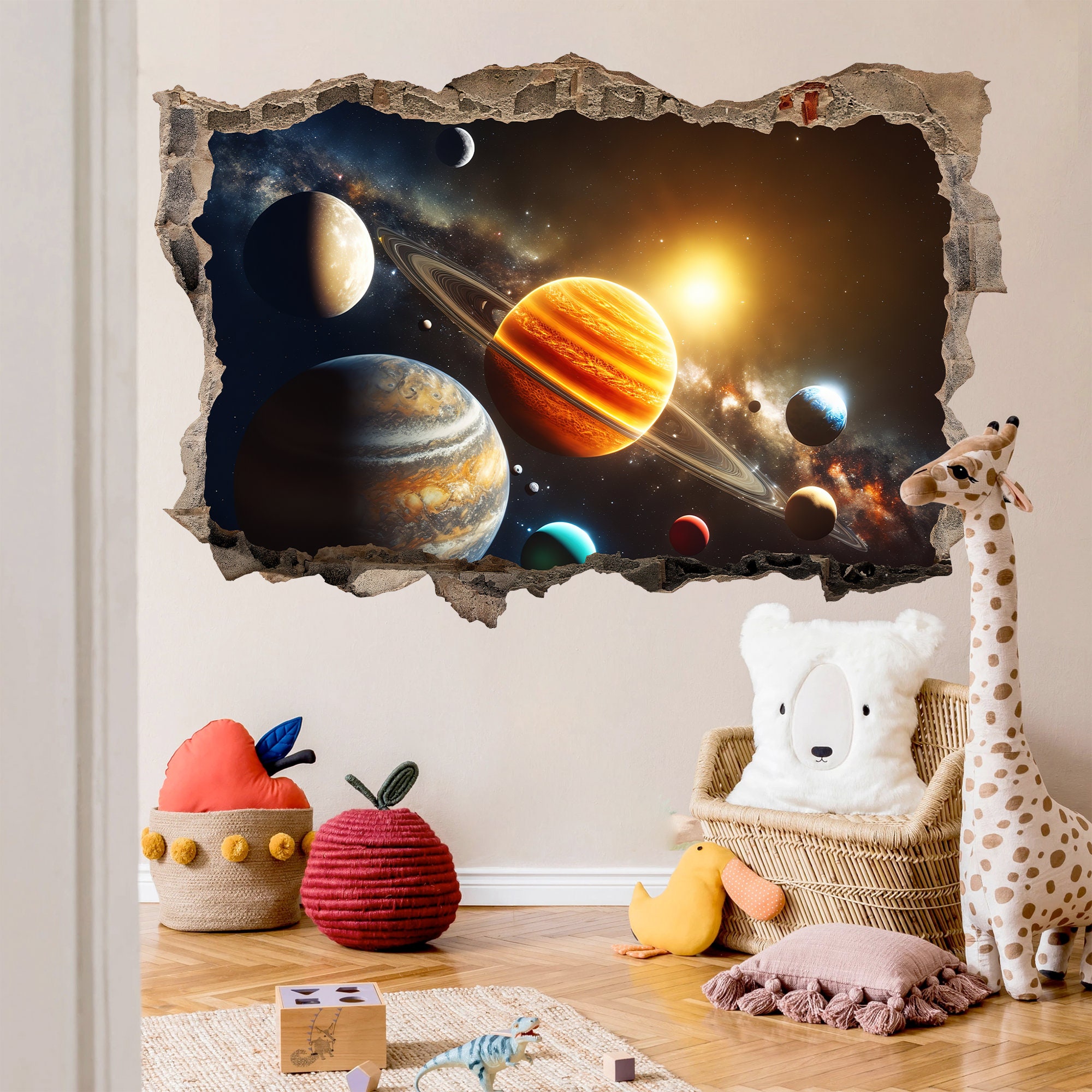 Space Odyssey: Solar System Planets Breakthrough 3D Broken Wall