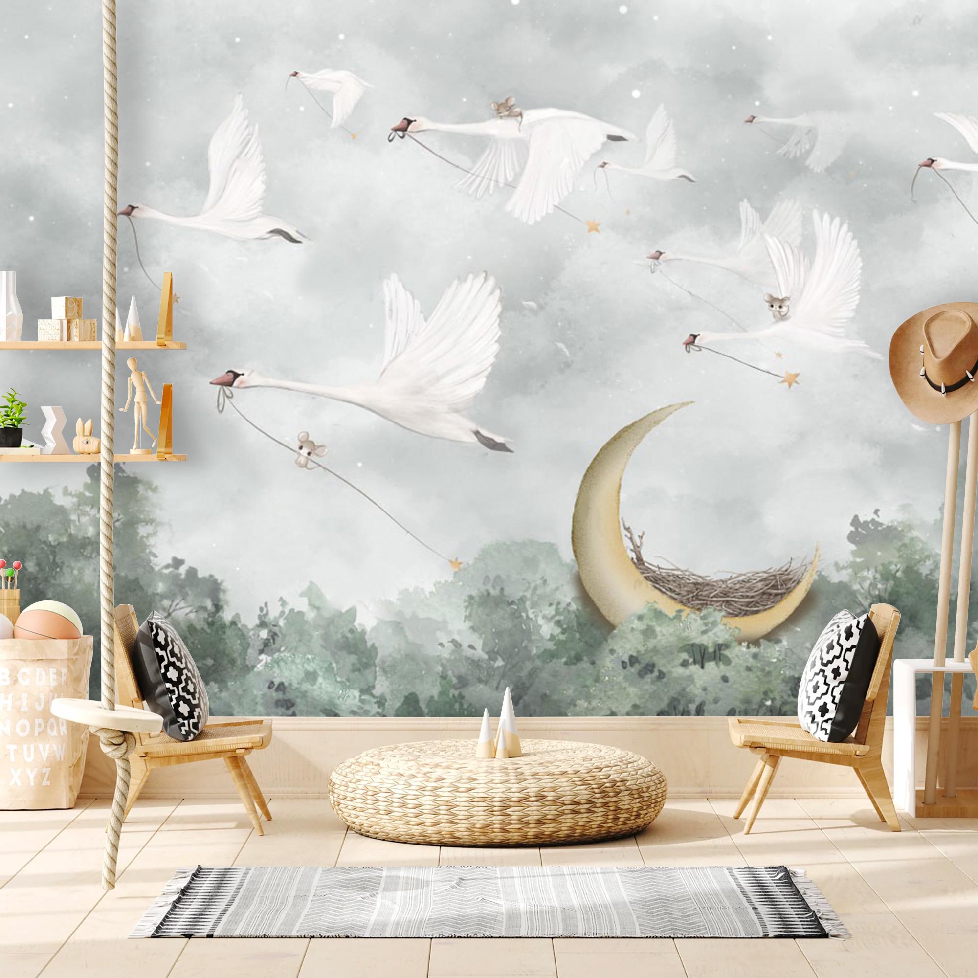 Silk Road EU - 3D Panoramic Silk Wallpaper 500 X 280 Cm Dlotent
