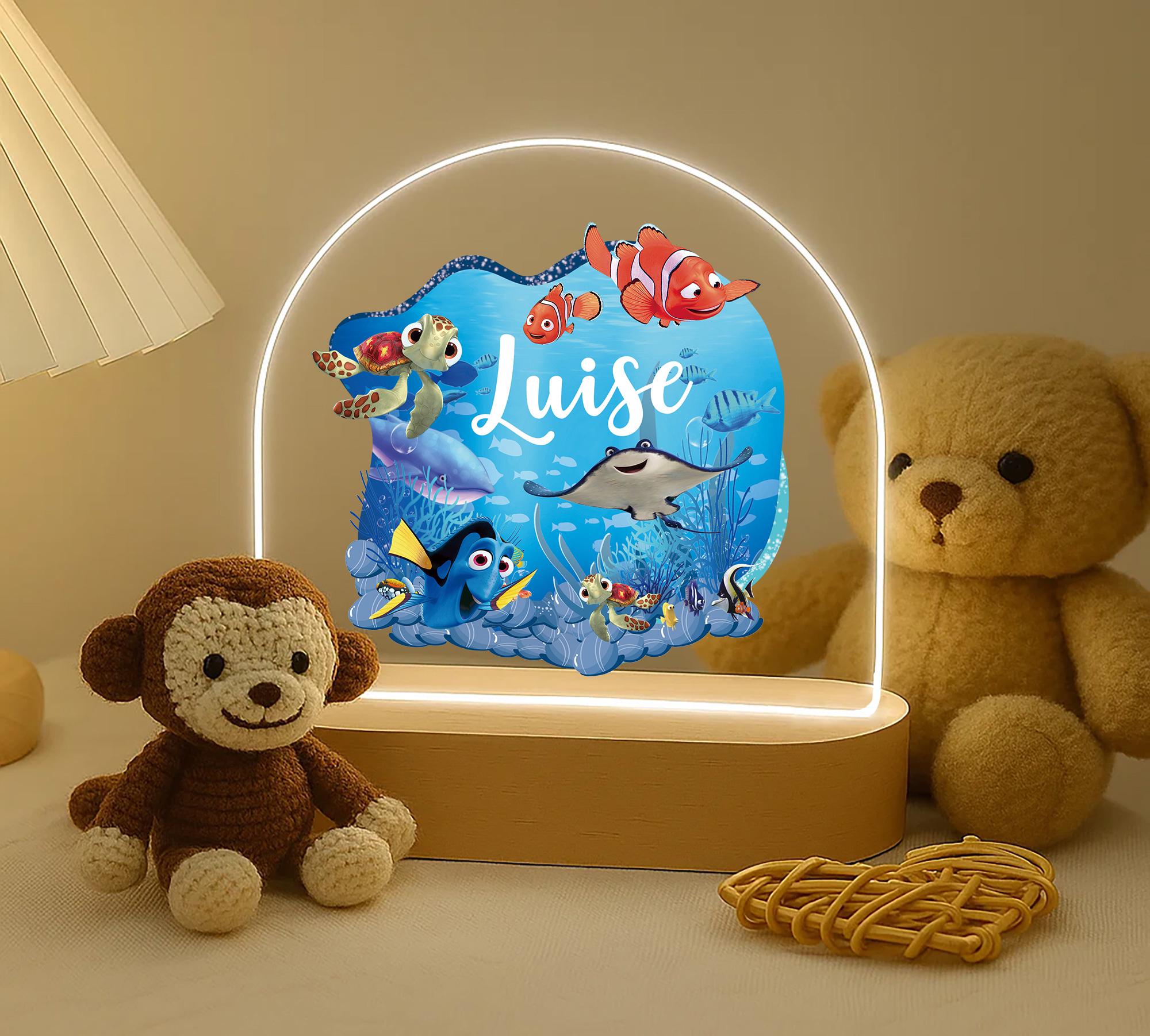 パーソナライズされたトイストーリーナイトライト - カスタムネーム