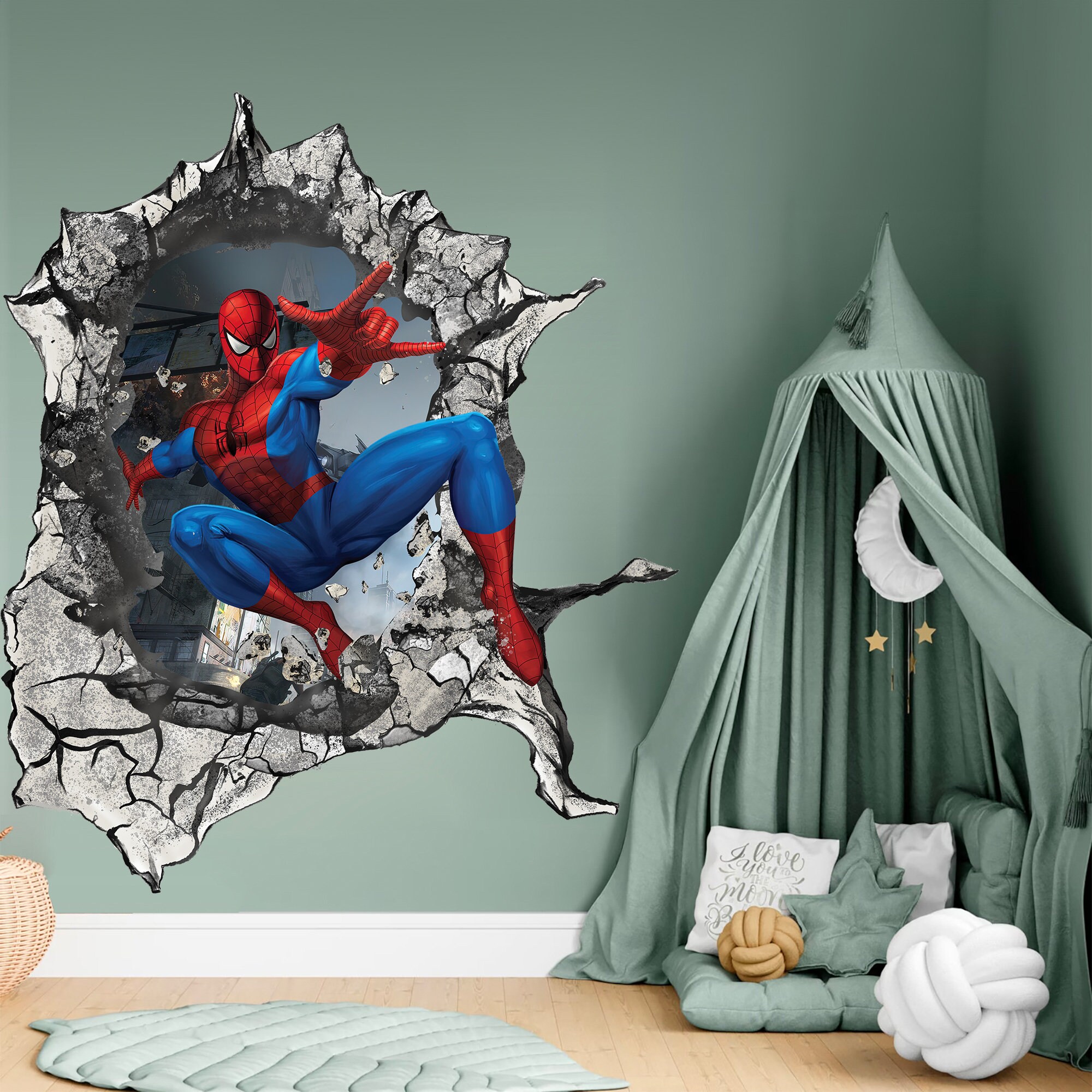 thumbnail interactive-video image 1 of Spider-Man The Animated Series Logo 3D Sign Display - Wall Or Desk Shelf Art 1 of 2