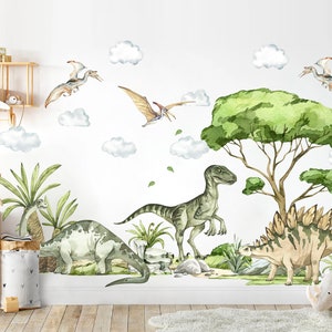 Sticker mural XXL - Dinosaure 2 - Deco Family