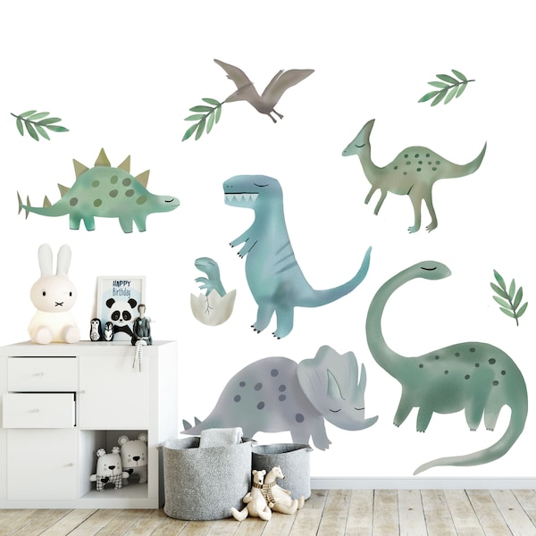 Dinosaur Wall Decal Etsy