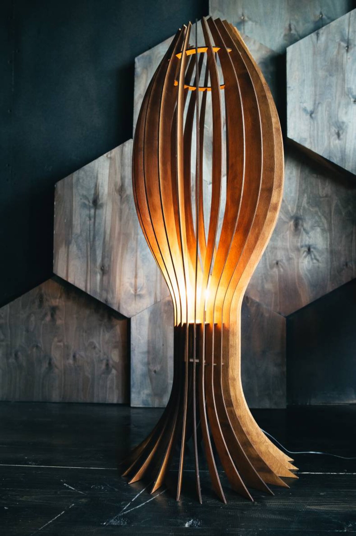 Floor lampLightroom designEco lampSafe lightwood Etsy