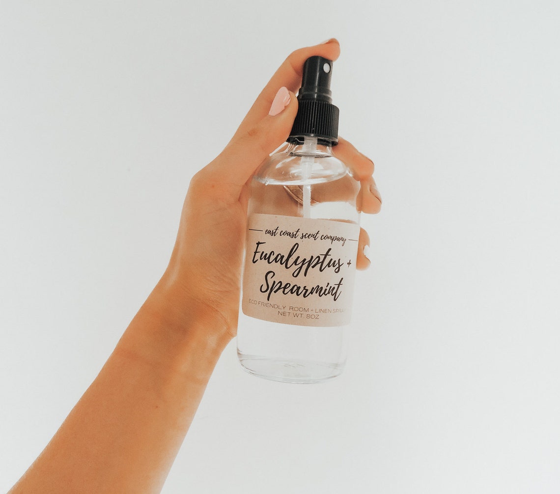 Eucalyptus Spearmint Natural Room and Linen Spray 8oz Etsy