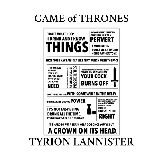 Game Of Thrones Quotes Book