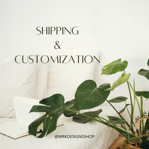 Additional Fee for Personalization and Shipping Costs