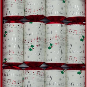 Chime Bars Musical 13" Biscoitos de Natal Tradicionais Feitos à Mão (Pacote com 8)