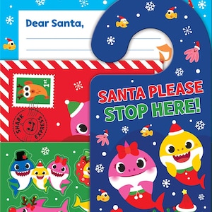 Paquete de cartas navideñas para Papá Noel de BABY SHARK