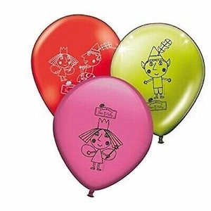 BEN AND HOLLY 12" Latex Balloons (6 Pack)